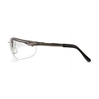 Pyramex SGM1810S Pyramex Safety - V2-Metal - Gun Metal Frame/Clear Lens