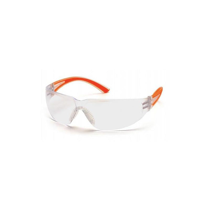 Pyramex SO3610S Cortez Clear Lens with Orange Temples