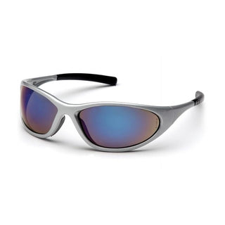 Pyramex SS3375E Zone II - Blue Mirror Lens with Silver Frame