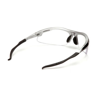 Pyramex SSB4510D Avante Clear Lens with Silver Black Frame