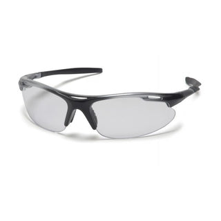 Pyramex SSB4510D Avante Clear Lens with Silver Black Frame