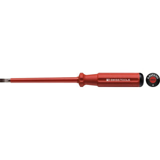 PB Swiss Tools PB 5100.6-180/8 Classic VDE Screwdriver, Slotted, Size 6