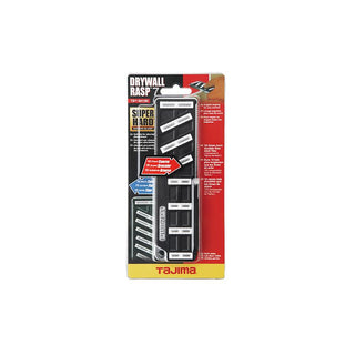 Tajima Tools TBY-SH180 Drywall Rasp 7 "SUPER HARD", Double-sided Rasp, Tetra-Teeth Ceramic Blade