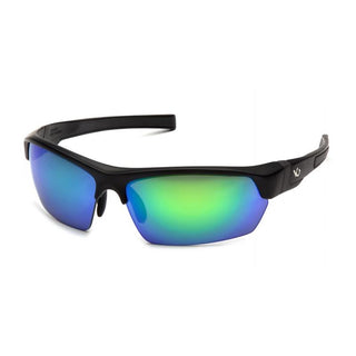 Pyramex VGSB331 Tensaw  Green Mirror Polarized Lens with Black Frame