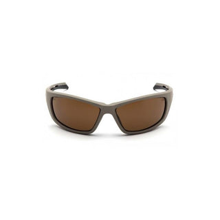 Pyramex VGST1318T Bronze Anti-Fog Lens with Tan Frame