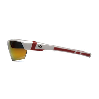 Pyramex VGSWR351 Tensaw Red Mirror Polarized Lens with White and Red Frame