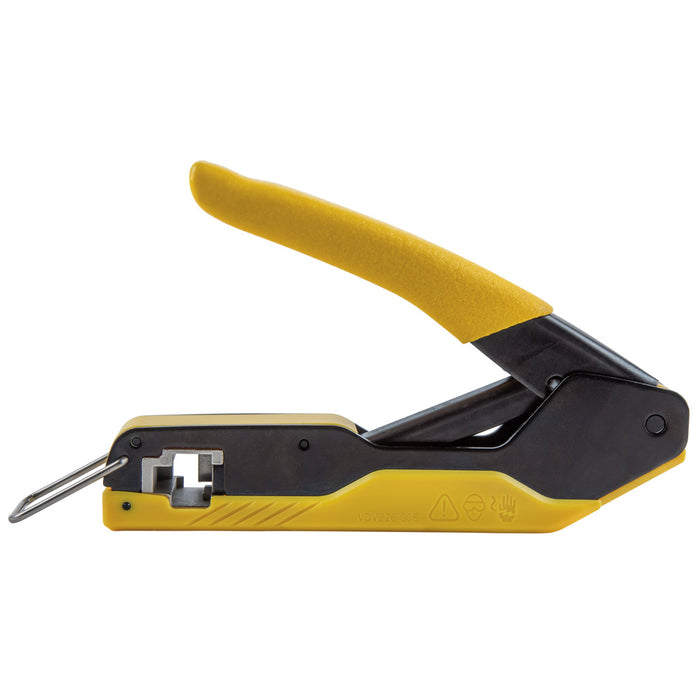 Klein Tools VDV226-005 Compact Pass-Thru Crimper, Modular Crimper Cutt — 