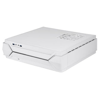 Silverstone Technologies RVZ03W-ARGB Slim Mini-ITX Case with RGB Light Strip White