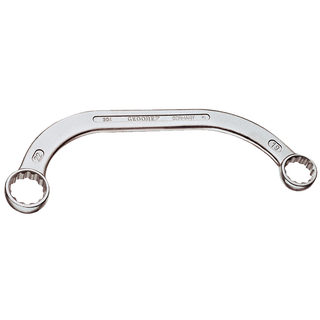 Gedore 6567550 304 16X18 Half-Moon Ring Spanner, 16 x 18 mm