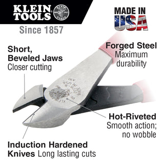 Klein Tools D2000-28 8" High-Leverage Diagonal-Cutting Pliers