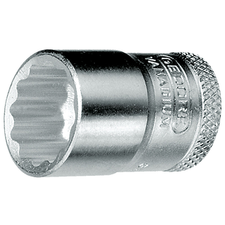 Gedore 6231560 D 30 19 Bi-Hexagon UD Profile Socket, 19 mm, 3/8"