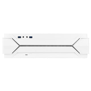 Silverstone Technologies RVZ03W-ARGB Slim Mini-ITX Case with RGB Light Strip White