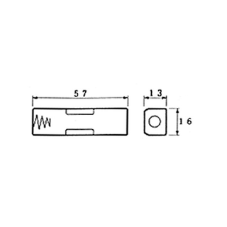 Velleman BH311D Battery Holder for 1 x AA-Cell with Solder Tags