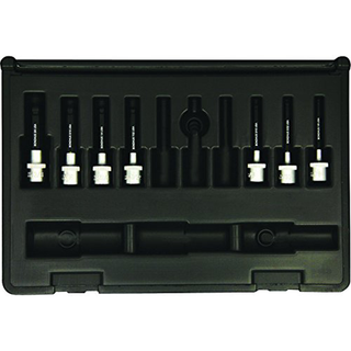 Bondhus 30445 Socket Ball End Bit Tool Set with Sockets, 2", 7 Piece