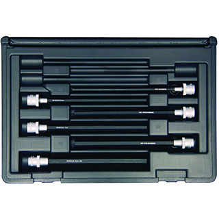 Bondhus 30646 Socket Hex Bit Tool Set with 6" Sockets, 6 Piece