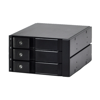 Athena Power BP-TLA2131SAC 3x 3.5HD in 2x 5.25BAY ALUMINIUM TRAY LESS