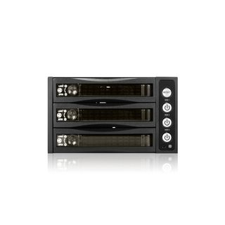 iStarUSA BPU-230SATA-BPL  2x 5.25" to 3x 3.5" 2.5" SAS SATA 6 Gbps HDD SSD Hot-swap Rack