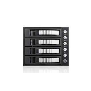 iStarUSA BPU-340SATA-SILVER 3x 5.25" to 4x 3.5" 2.5" SAS SATA 6 Gbps HDD SSD Hot-swap Rack