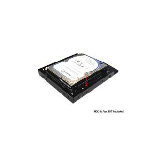 Bytecc Bracket-2500  Aluminum dual 2.5 Inch HDD/SSD Mounting Bracket For 3.5" Drive Bay