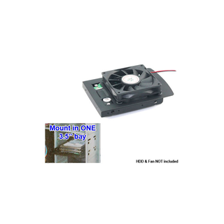 Bytecc Bracket-2500  Aluminum dual 2.5 Inch HDD/SSD Mounting Bracket For 3.5" Drive Bay