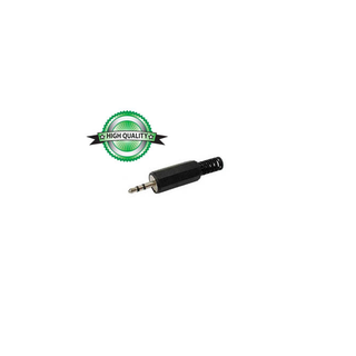 Velleman CA002 2.5mm Stereo Plug w/ Strain Relief - Black