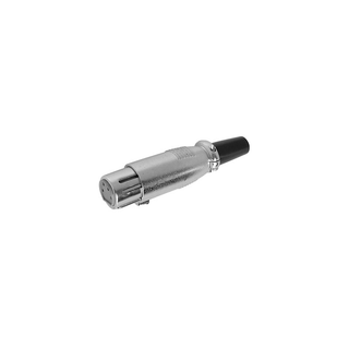 Velleman CA102 Nickel-Plated 4 Pin XLR Jack