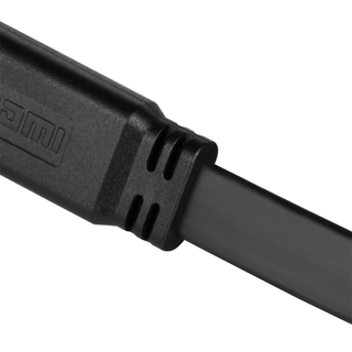 SilverStone CPH02B-1500 High Quality HDMI flat Cable with Ethernet