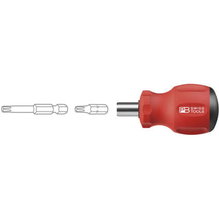 PB Swiss PB 8452.M-10 SwissGrip Stubby universal Bit Holder, 65 mm