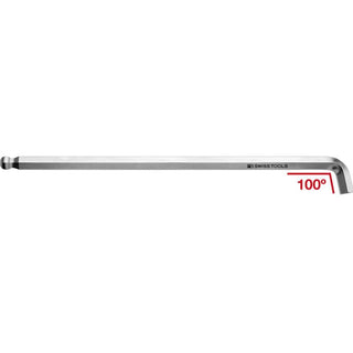 PB Swiss PB 2212.L 2 Hex Key L - Wrench Long  with Ball point  And With Short Key, 90 mm