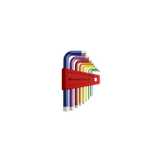 PB Swiss Tools PB 210.H-5 RB Hex Key Set Metric Rainbow 1.5-5mm 6-Piece