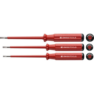 PB Swiss Tools PB 5539 Classic VDE Screwdriver Set, Slim, 3pcs