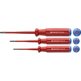 PB Swiss Tools PB 5549.SL Classic VDE Insulated Screwdriver Set, Slim, 3pcs