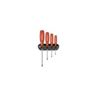 PB Swiss Tools PB 6242 Screwdriver Set With Wall Bracket 4 Pcs