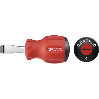 PB Swiss Tools PB 8135.2-30 Swiss Grip Stubby Screwdrivers 2.5 mm