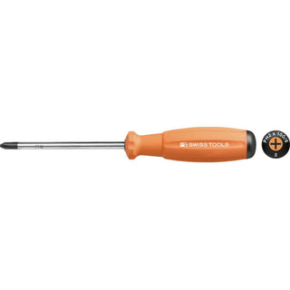 PB Swiss Tools PB 8190.2-100/6 OR SwissGrip Screwdrivers, Phillips, 6 mm