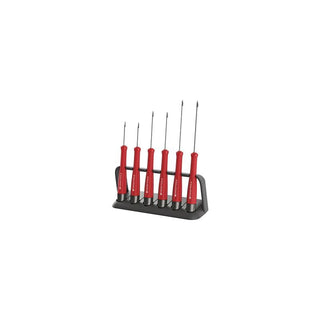 PB Swiss Tools PB 8640 Precision Screwdriver Set Slotted Soft-Grip Colour-Coded Electronics 6-Piece