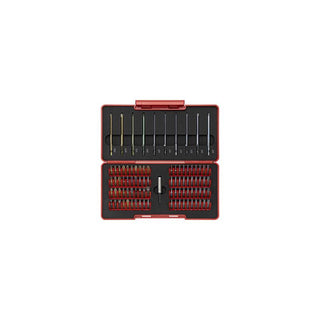 PB Swiss Tools PB C6.992 Screwdriver Bit Set with Bit Holder in Toolbox C6/E6L 1/4" 91-Piece