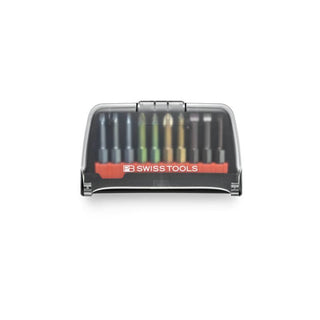 PB Swiss Tools PB E6.989 Precision Bit Set in BitCase, with Belt-Clip, 10 Pieces