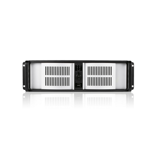 iStarUSA D-300-FS-SILVER 3U Compact Stylish Rackmount Chassis Front-mounted ATX Power Supply