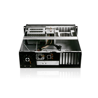 iStarUSA D-300-FS 3U Compact Stylish Rackmount Chassis Front-mounted ATX Power Supply