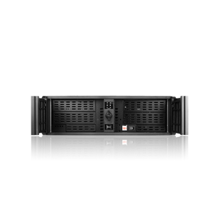 iStarUSA D-300L-80S2UP8 3U High Performance Rackmount Chassis with 800W Redundant Power Supply