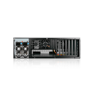 iStarUSA D-300LSEA-75S2UP8G 3U High Performance Rackmount Chassis with 750W Redundant Power Supply