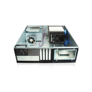 iStarUSA D-350HB-DT-SILVER 3U Compact 5x3.5" Bay Hotswap microATX Desktop Chassis