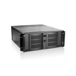 iStarUSA D-400-50R8PD2 4U Compact Stylish Rackmount Chassis with 500W Redundant Power Supply