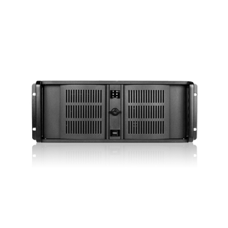 iStarUSA D-400-50R8PD2 4U Compact Stylish Rackmount Chassis with 500W Redundant Power Supply