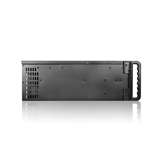 iStarUSA D-400-50R8PD8 4U Compact Stylish Rackmount Chassis with 500W Redundant Power Supply