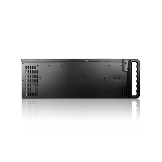 iStarUSA D-400SE-50R8PD8 4U Compact Stylish Rackmount Chassis with 500W Redundant Power Supply