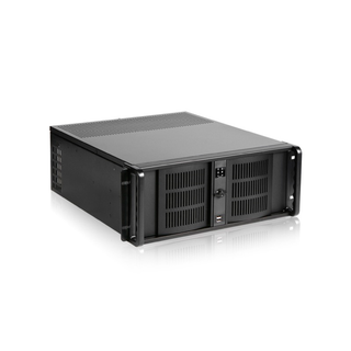 iStarUSA D-406-50R8A 4U Compact Stylish Rackmount Chassis with 500W Redundant Power Supply