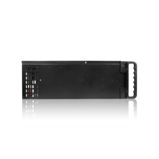 iStarUSA D-406-50R8A 4U Compact Stylish Rackmount Chassis with 500W Redundant Power Supply