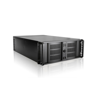 iStarUSA D-407L-50R8A 4U High Performance Rackmount Chassis with 500W Redundant Power Supply